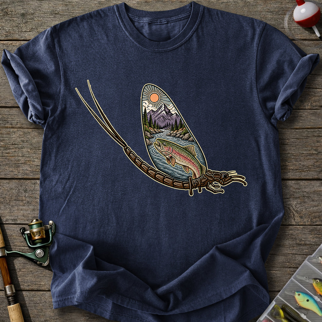 Mayfly River Trout T-Shirt
