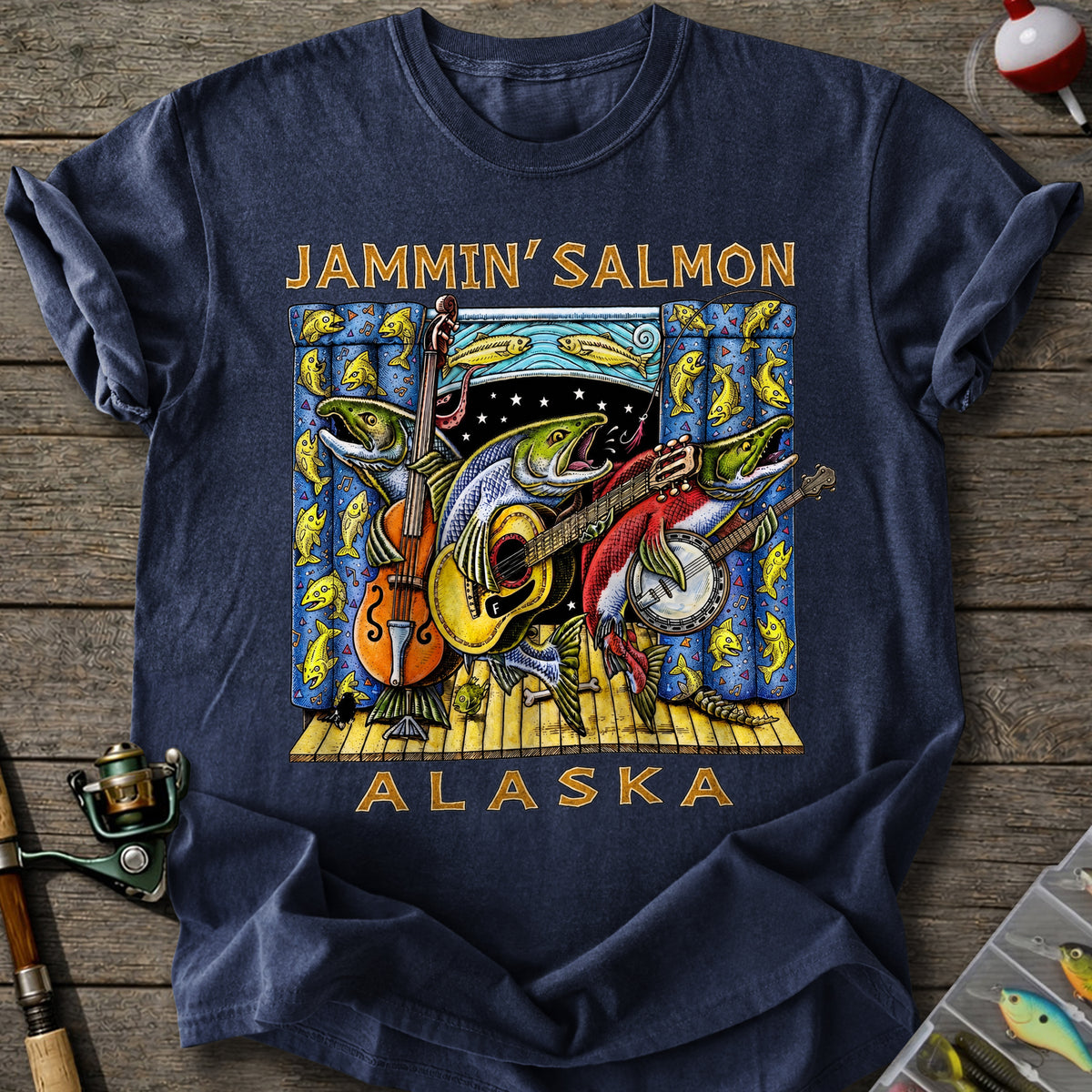 Jammin' Salmon Alaska T-Shirt