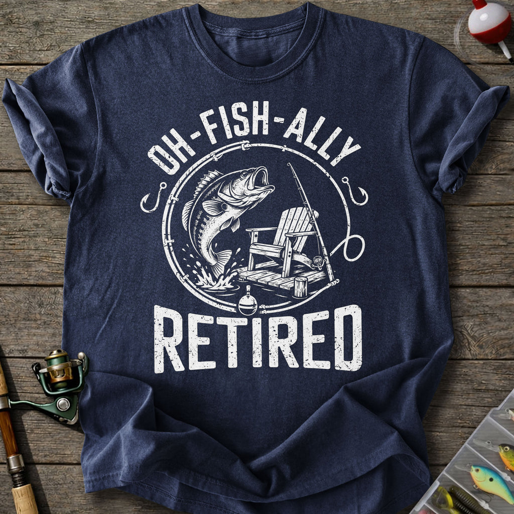 Officially Fish Retired T-Shirt