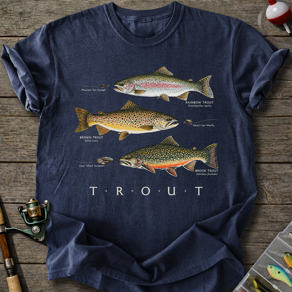 Trout Species Guide T-Shirt