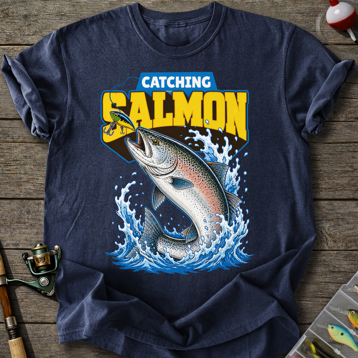 Catching Salmon T-shirt