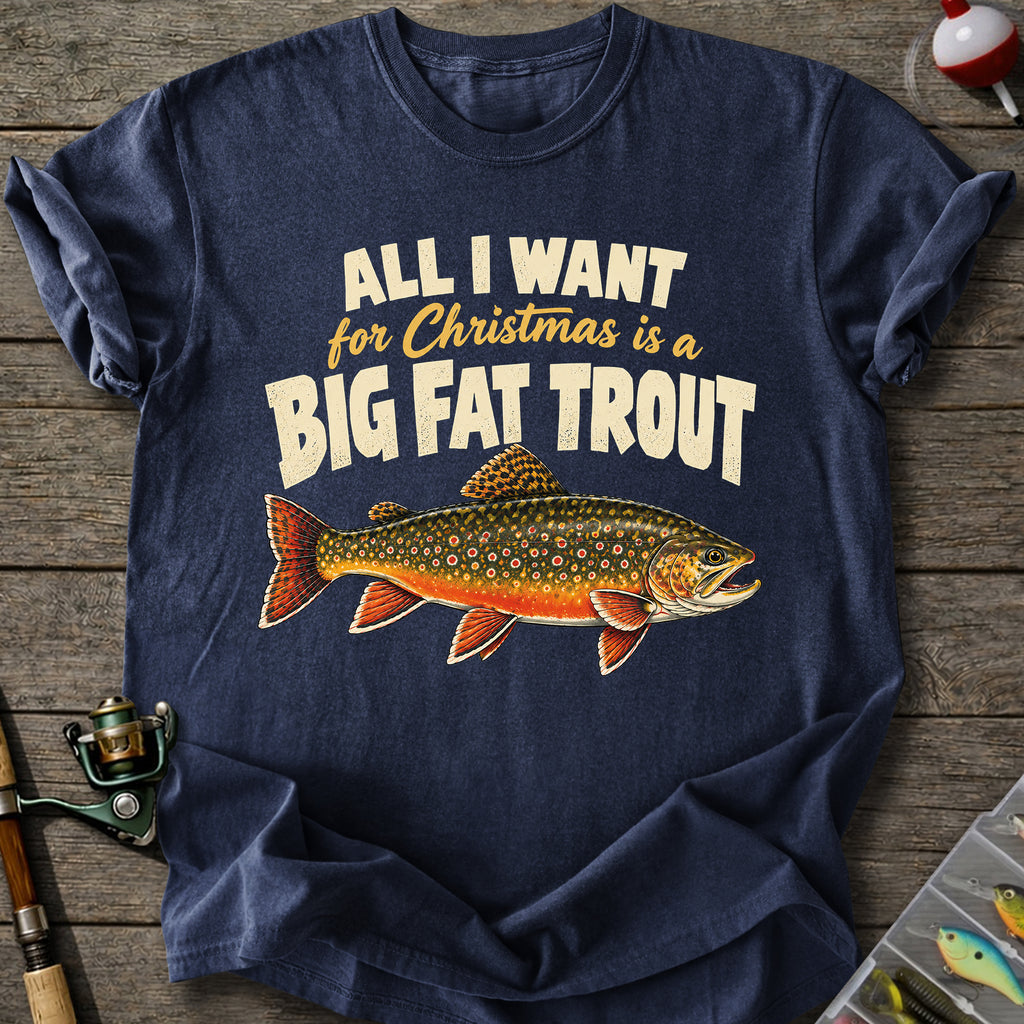 Big Trout Christmas T-Shirt