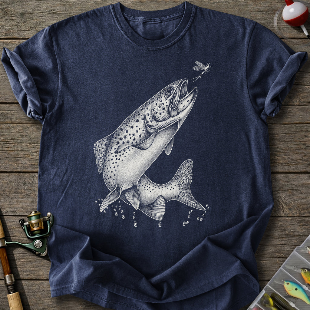 Rising Brown Trout T-Shirt
