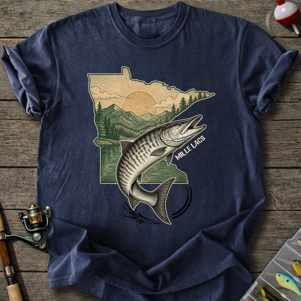 Mille Lacs Fishing T-Shirt