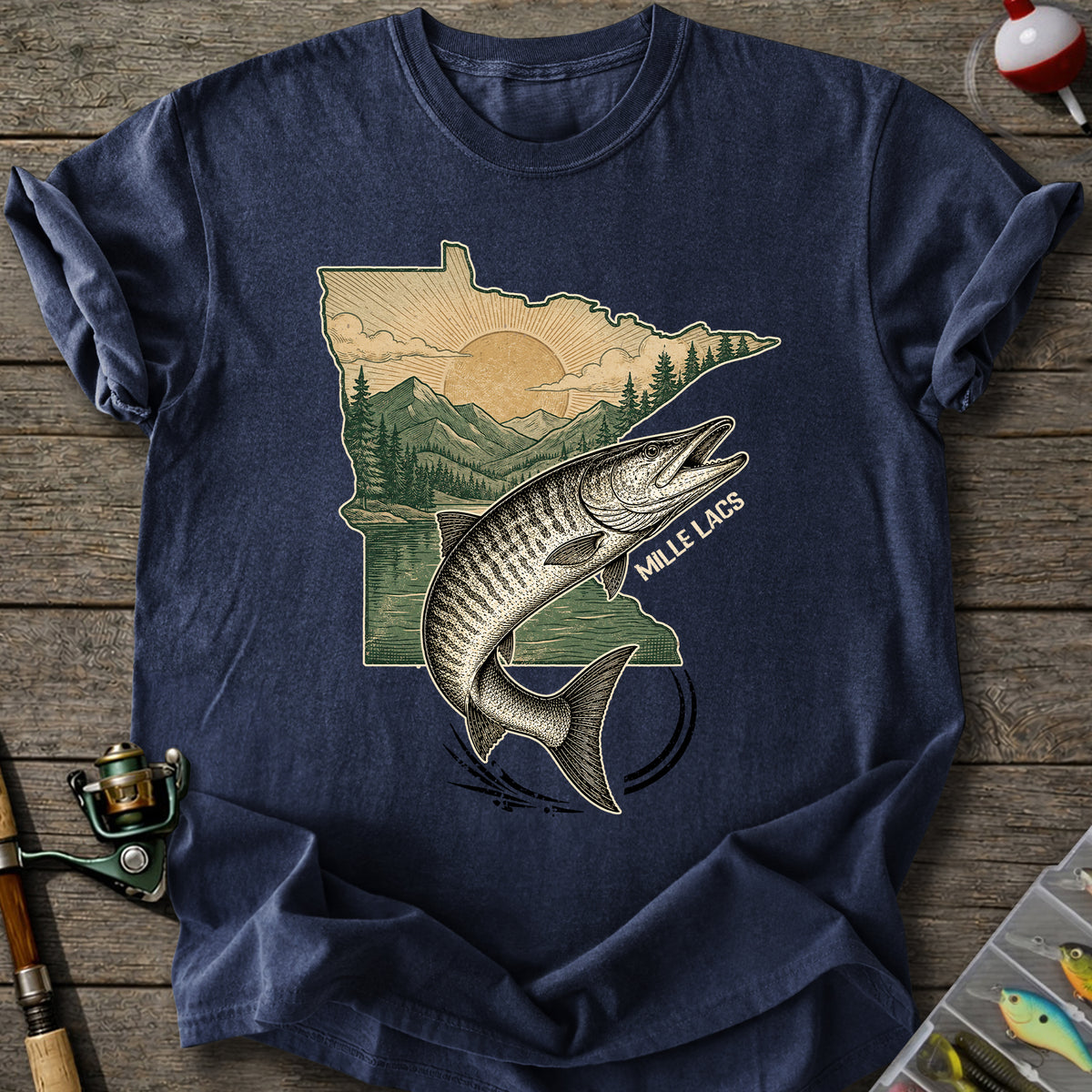 Mille Lacs Fishing T-Shirt