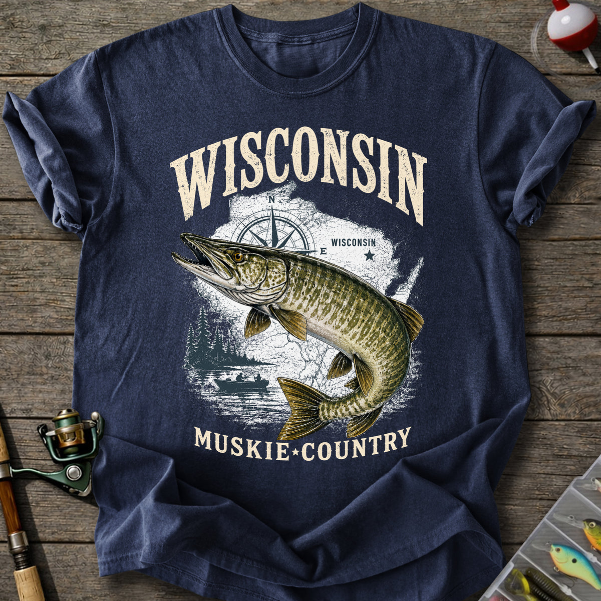 Wisconsin Muskie T-Shirt