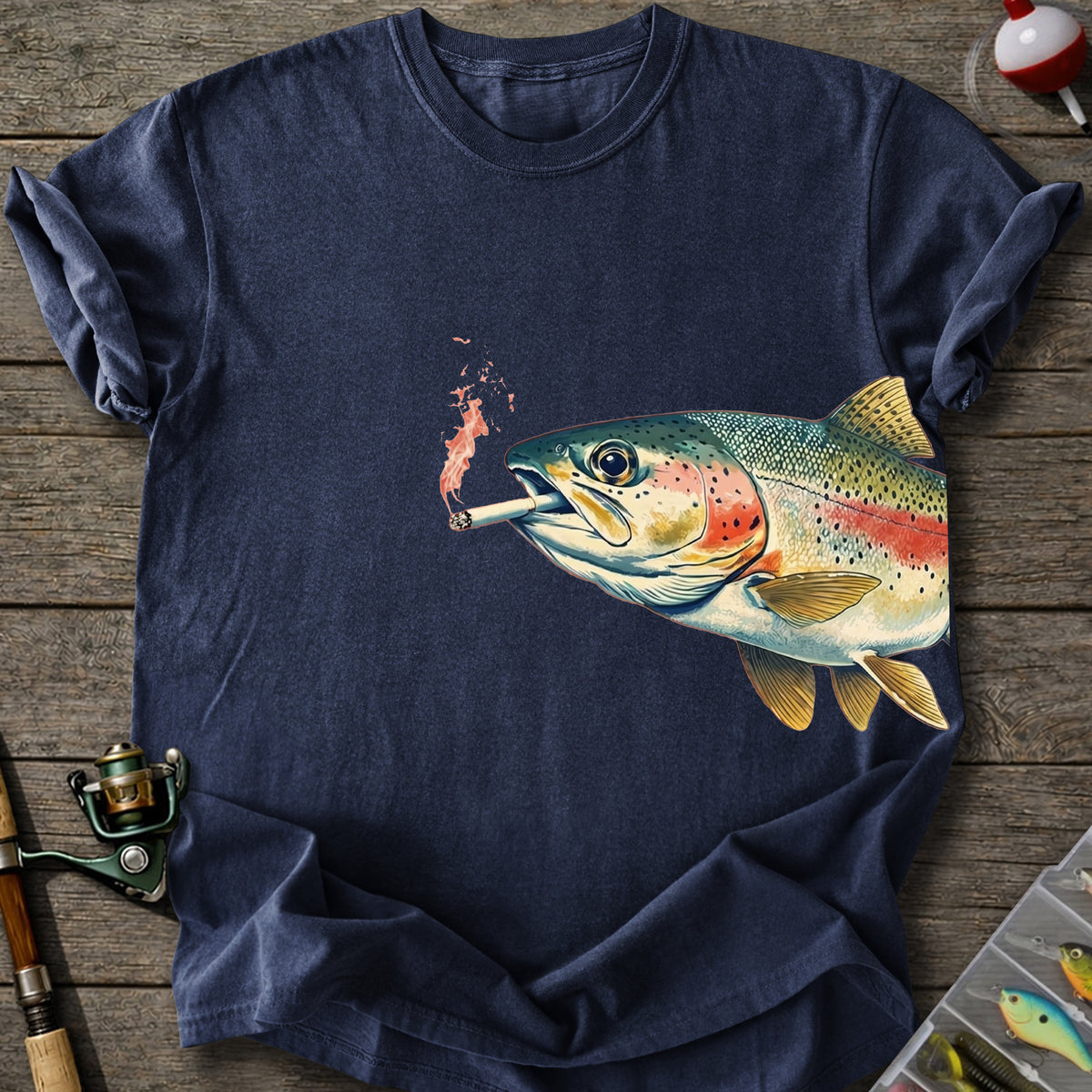 Smoking Trout T-shirt