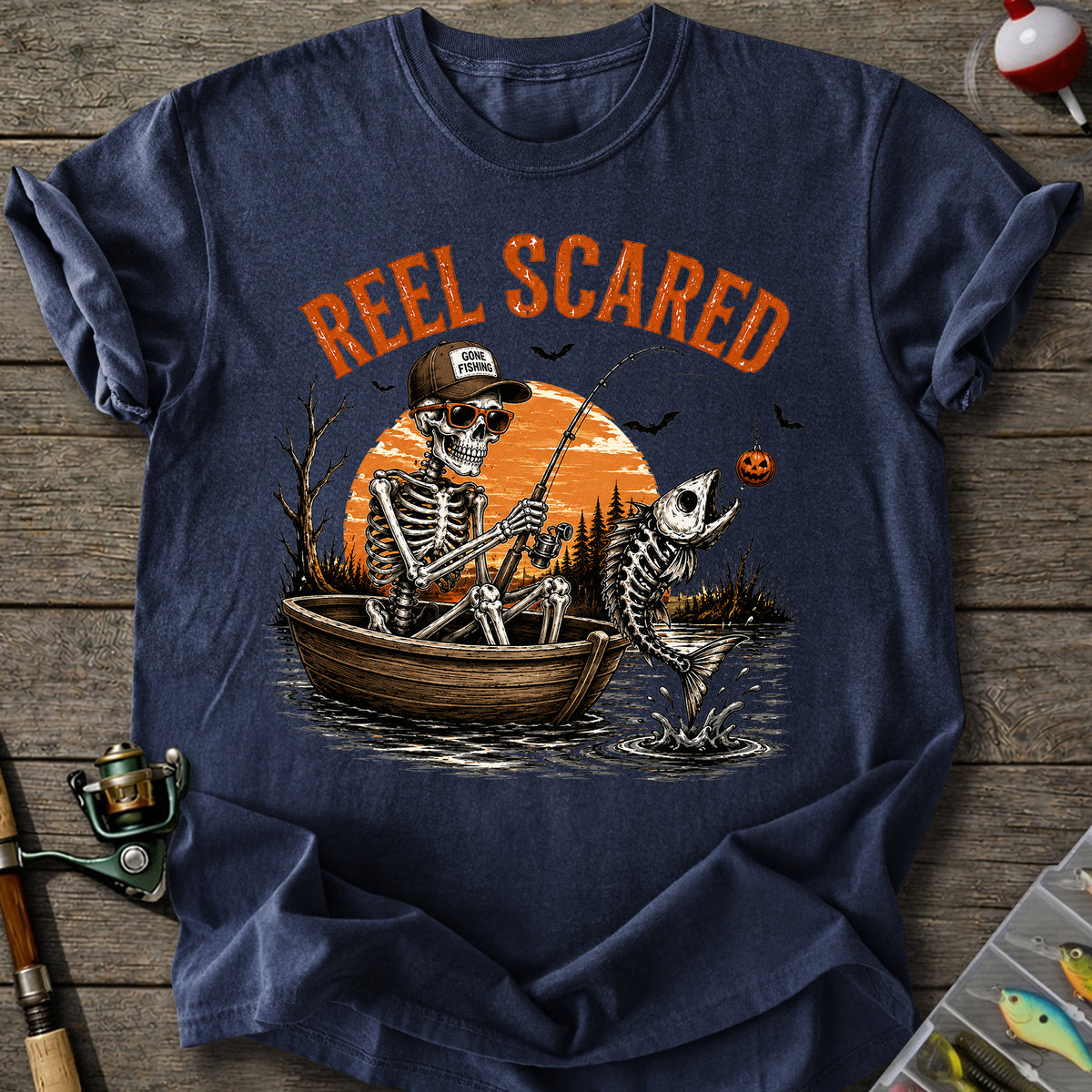 Reel Scared Halloween T-Shirt