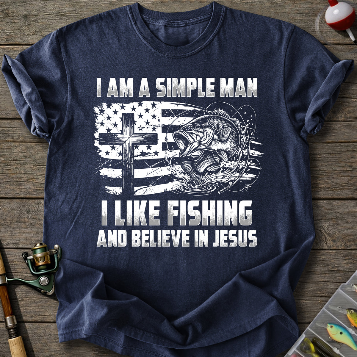 Fishing Jesus T-Shirt