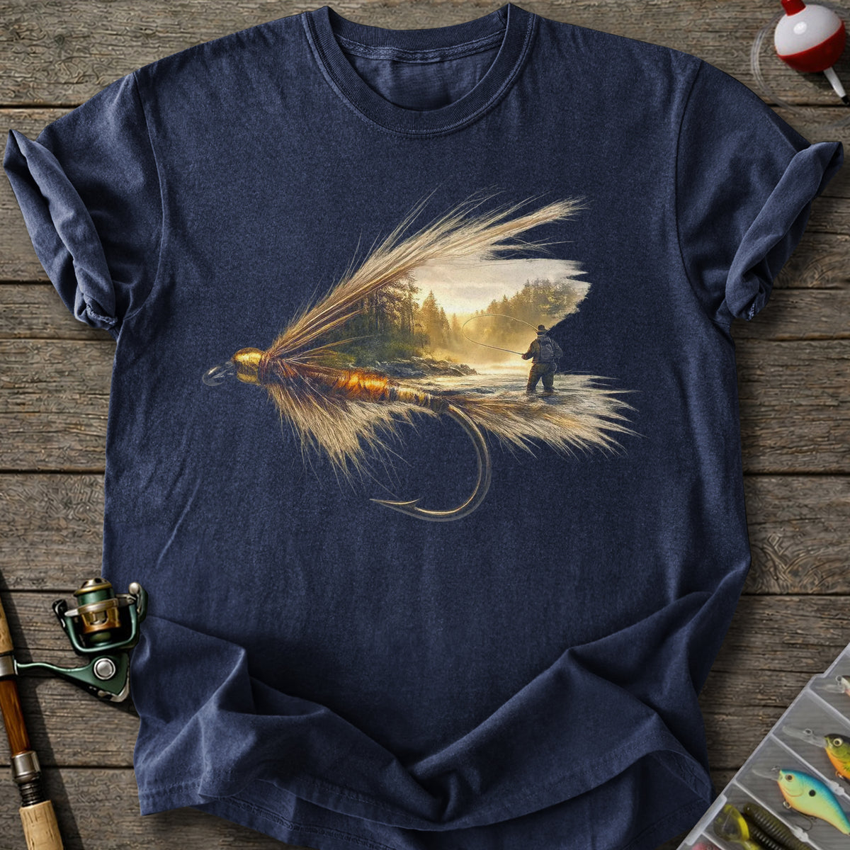 Vintage Fly Fishing T-Shirt