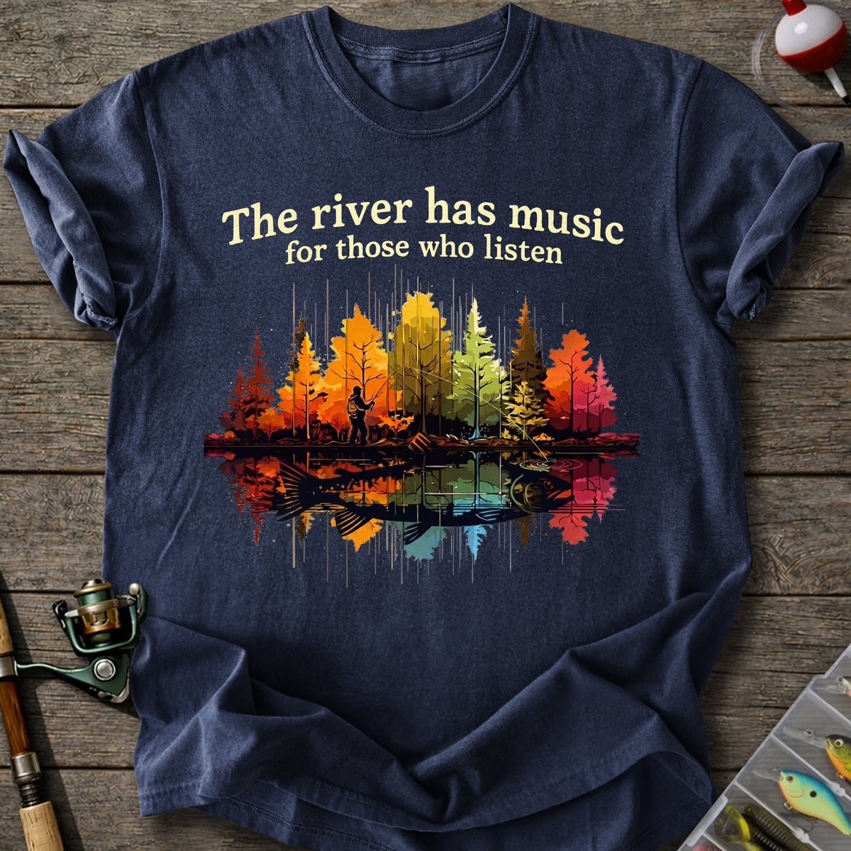 River Music Fishing T-Shirt