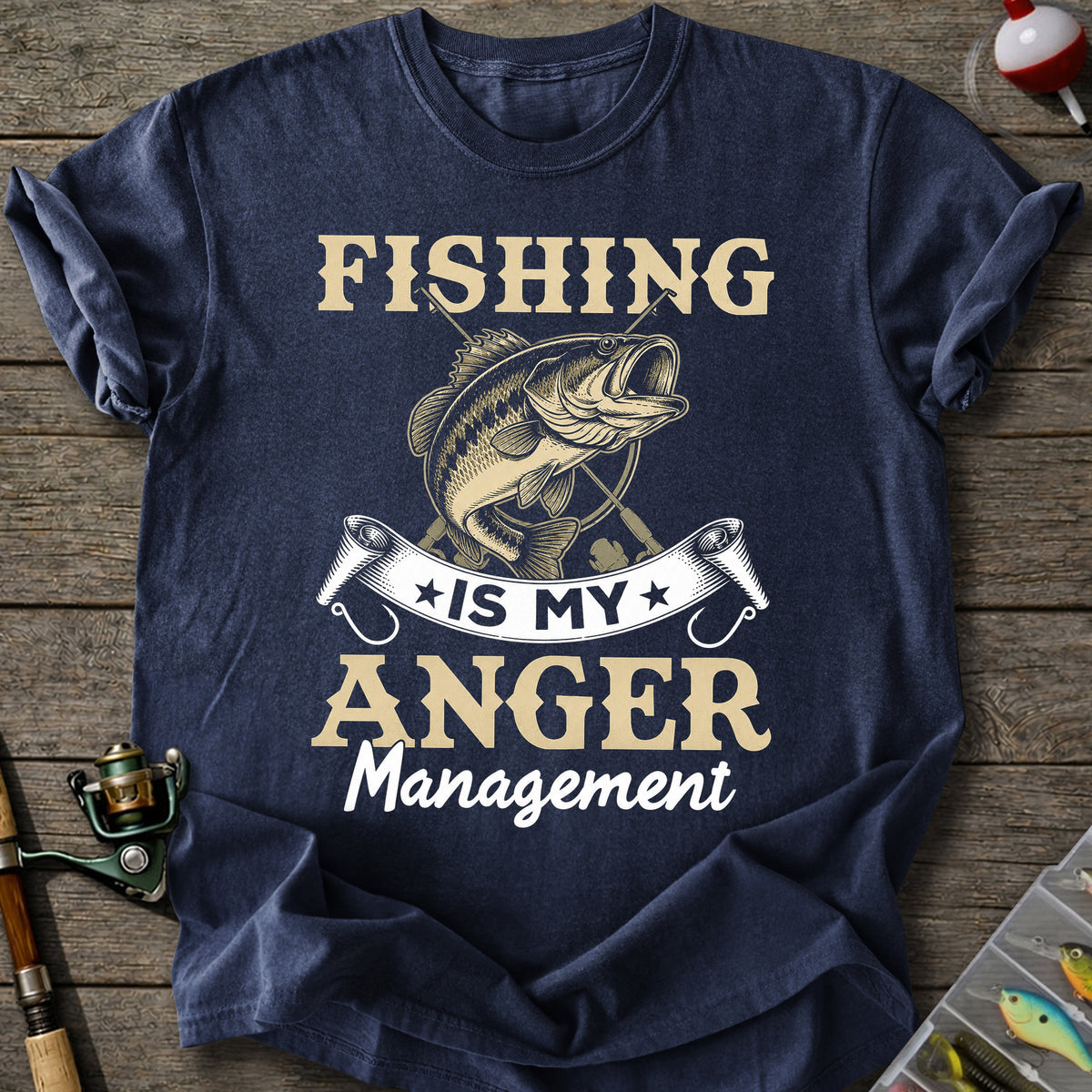 Fishing Anger Management T-Shirt
