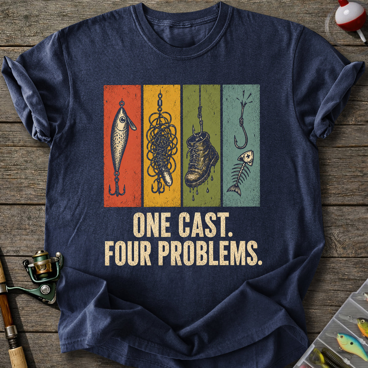 One Cast Four Problems T-shirt