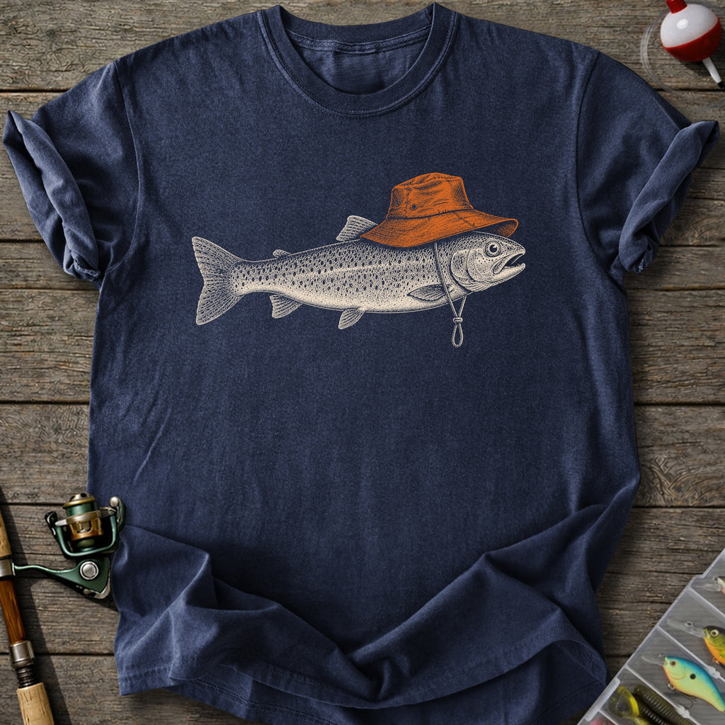 Hat On Trout T-Shirt