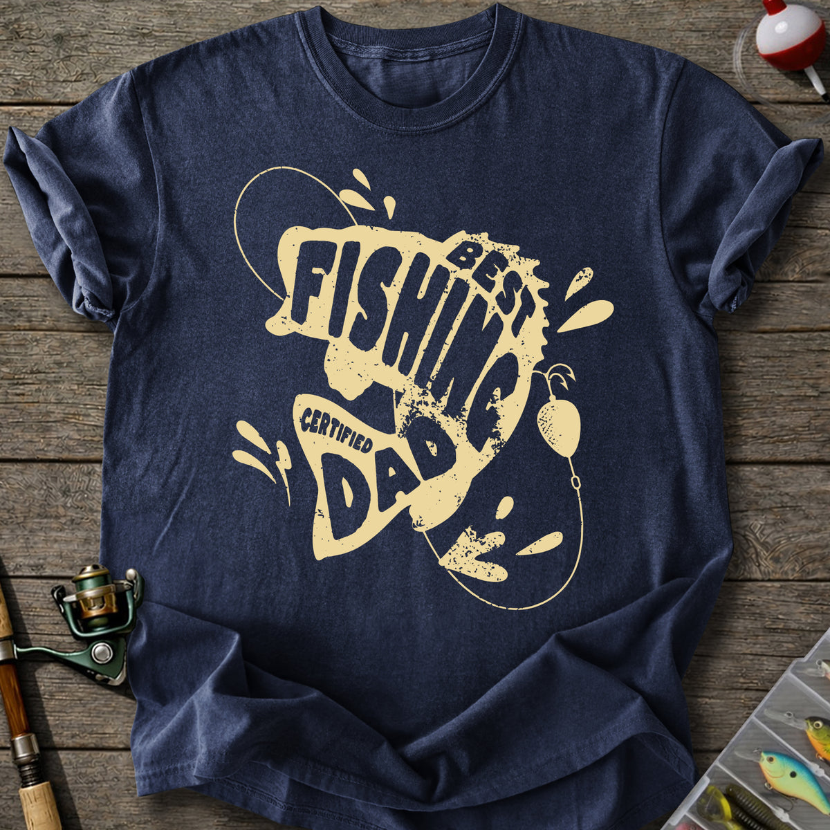 Certified Fishing Dad T-Shirt