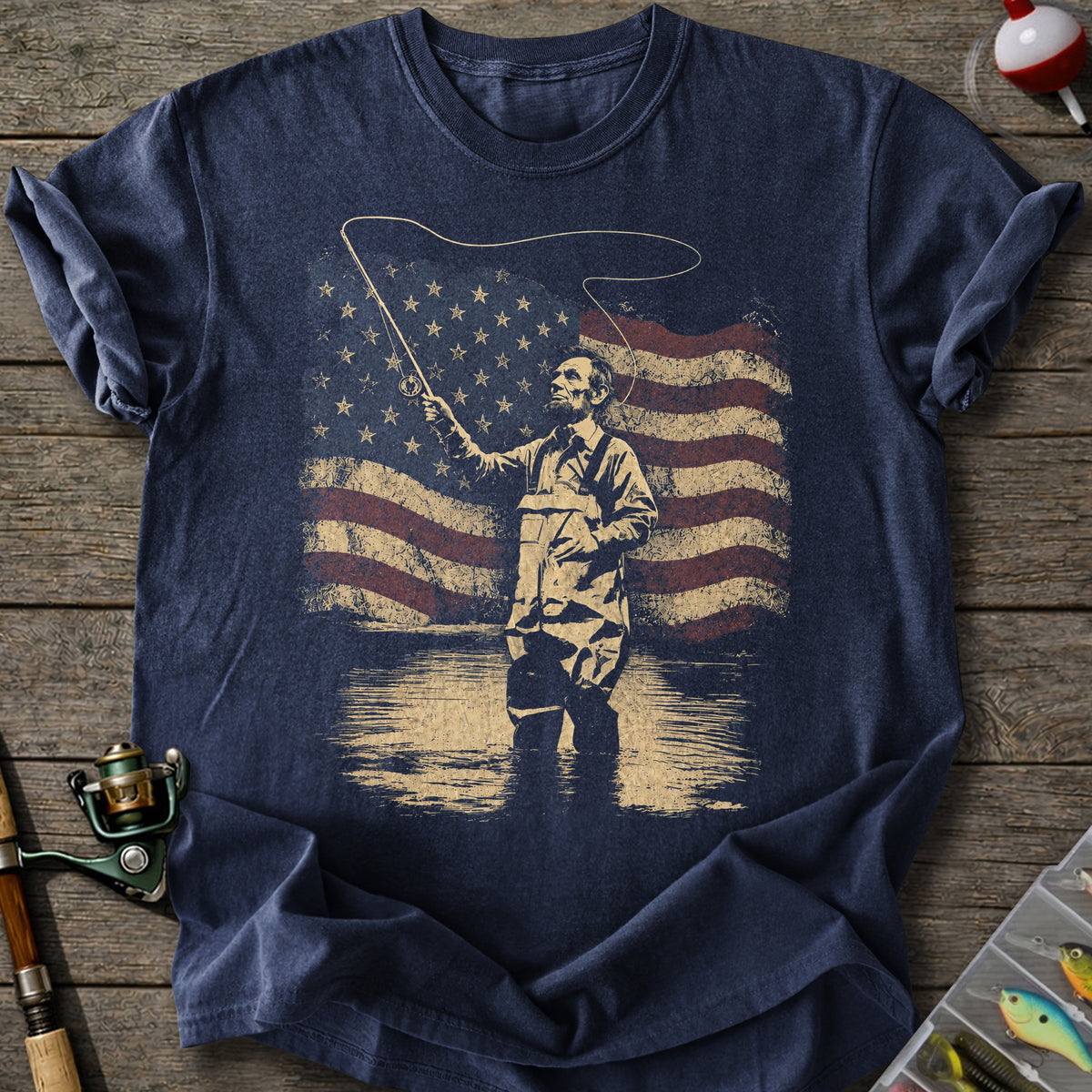 Patriotic Angler T-shirt