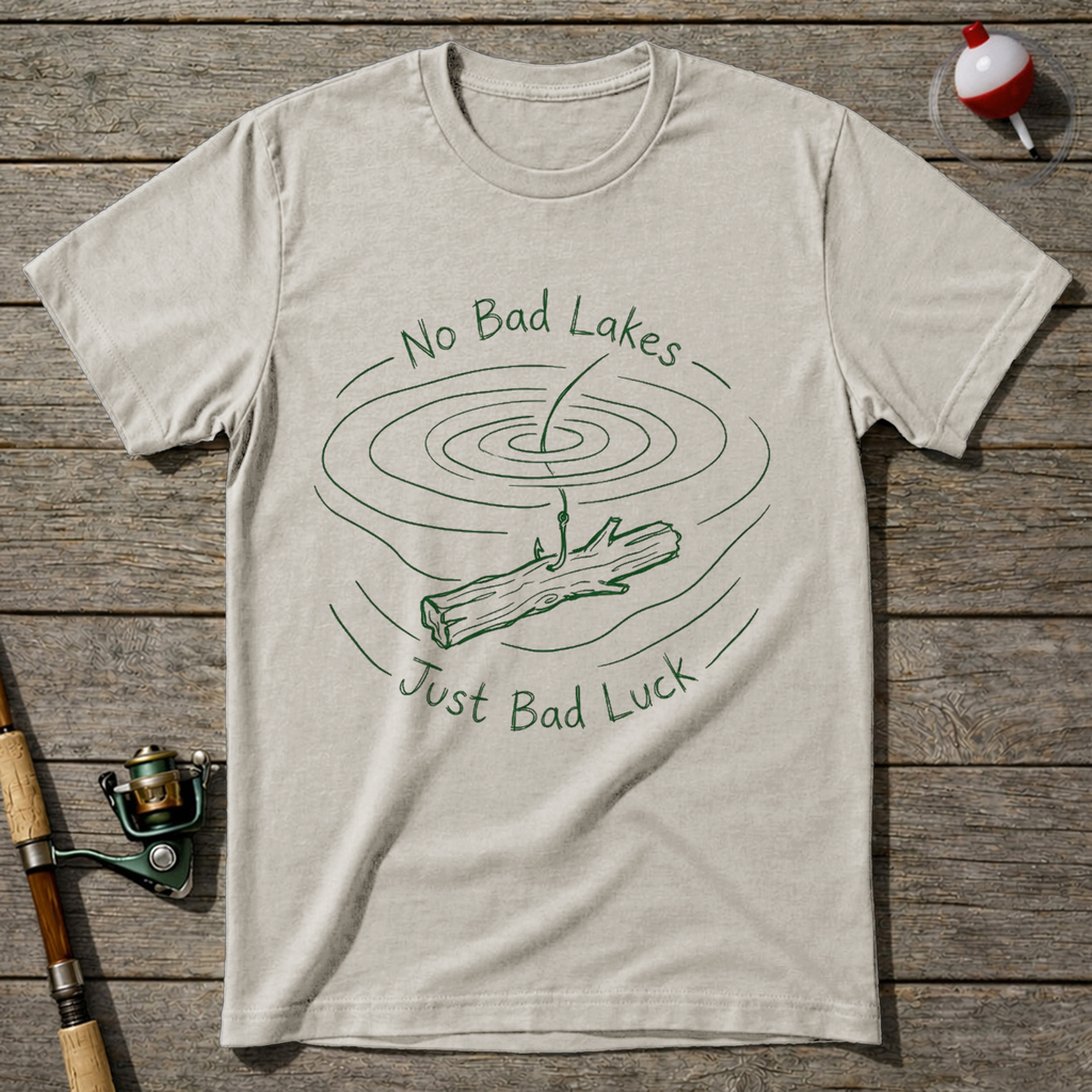 No Bad Lakes T-Shirt — Natural