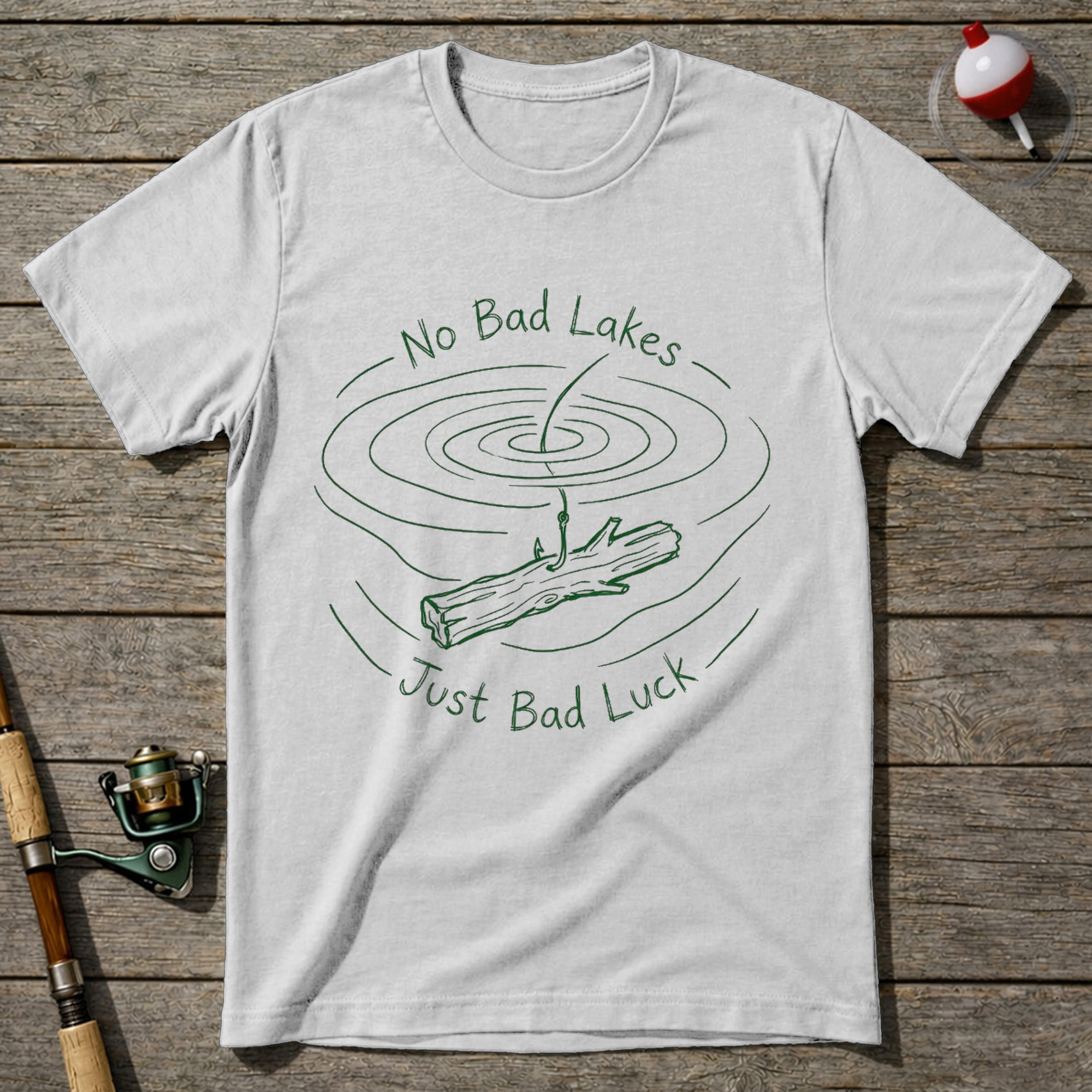 No Bad Lakes T-Shirt — White