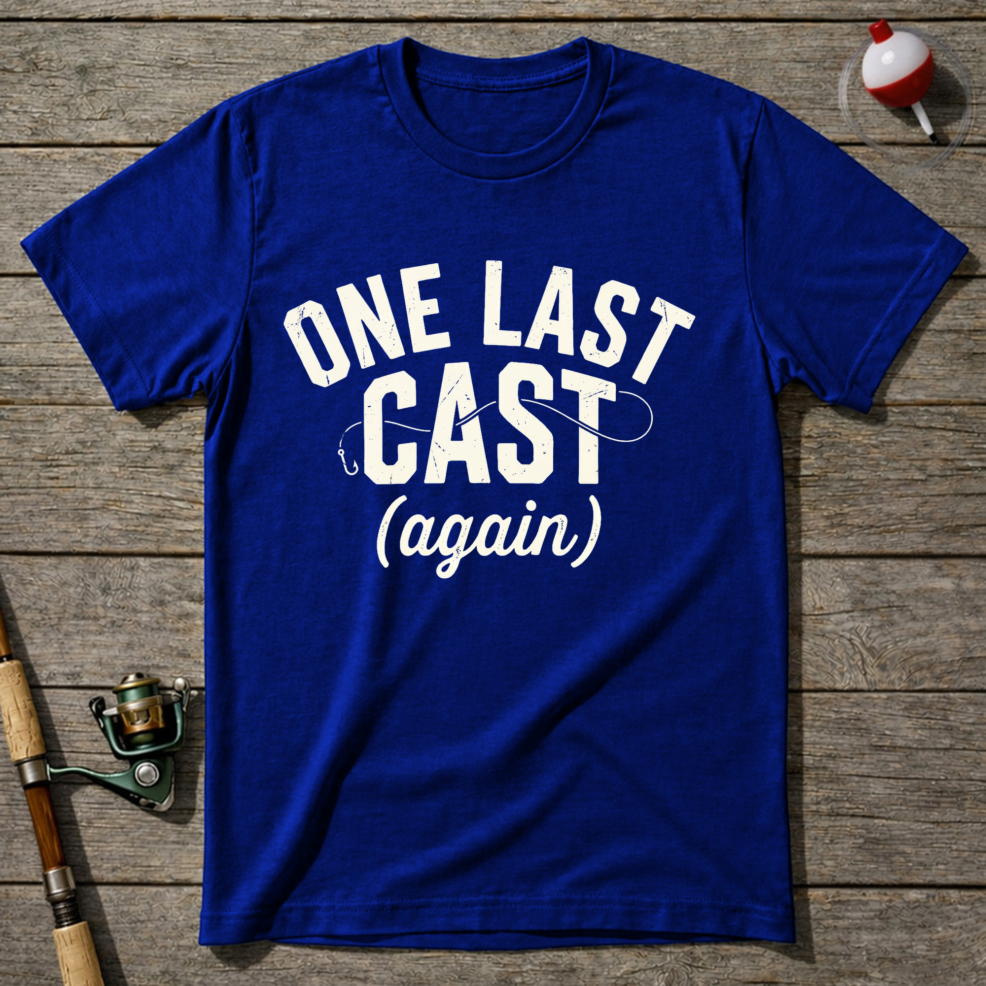 One Last Cast T-Shirt — Royal Blue