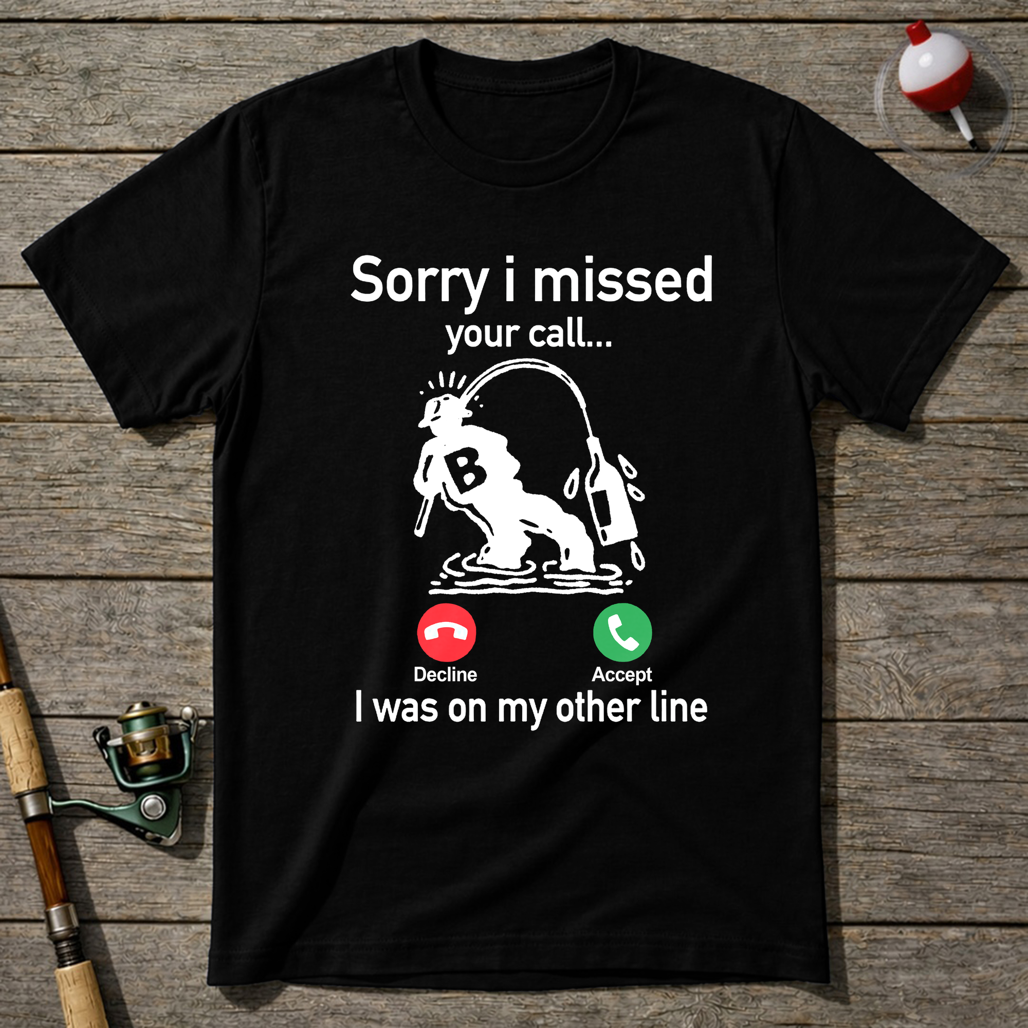 Other Line T Shirt T-Shirt — Black