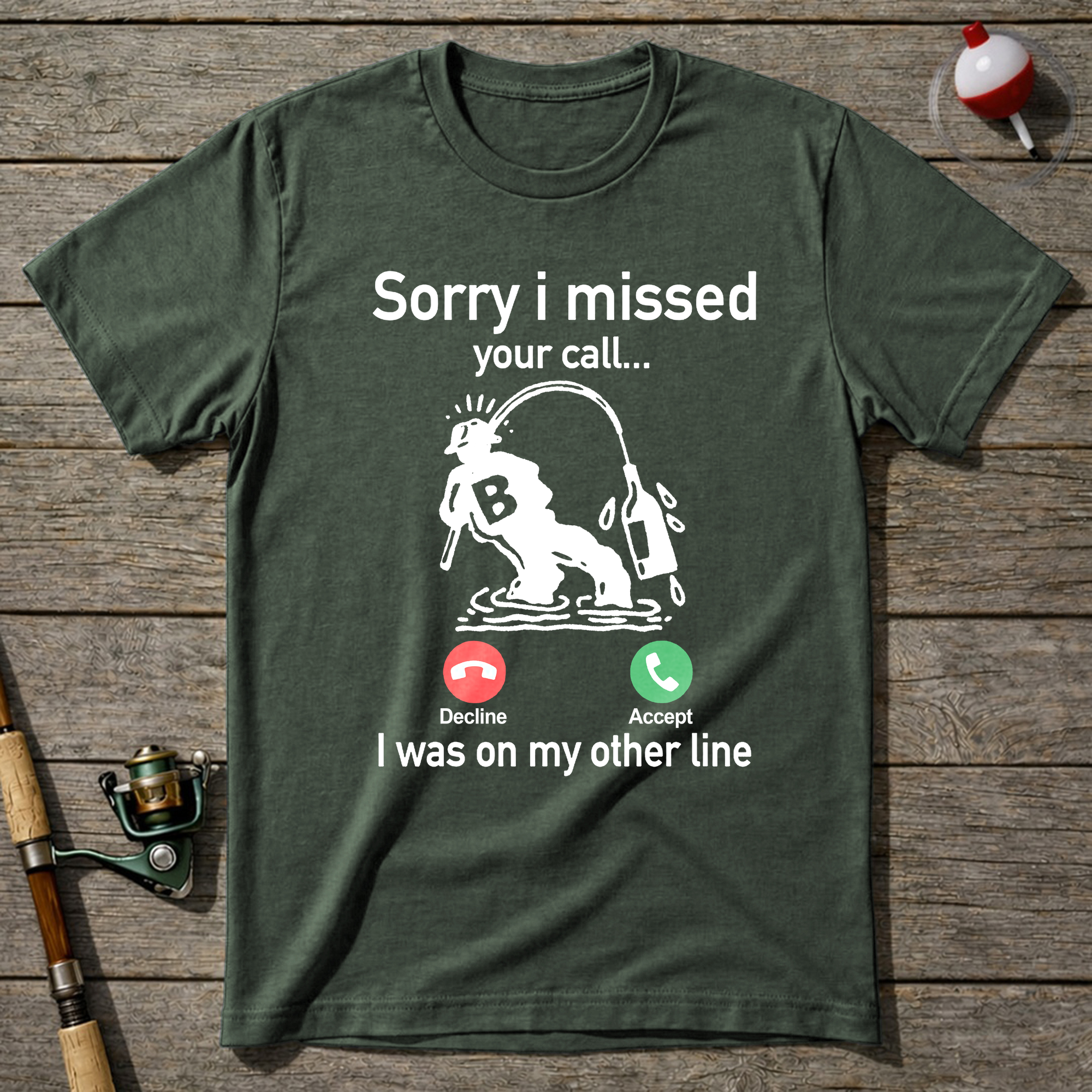 Other Line T Shirt T-Shirt — Military Green