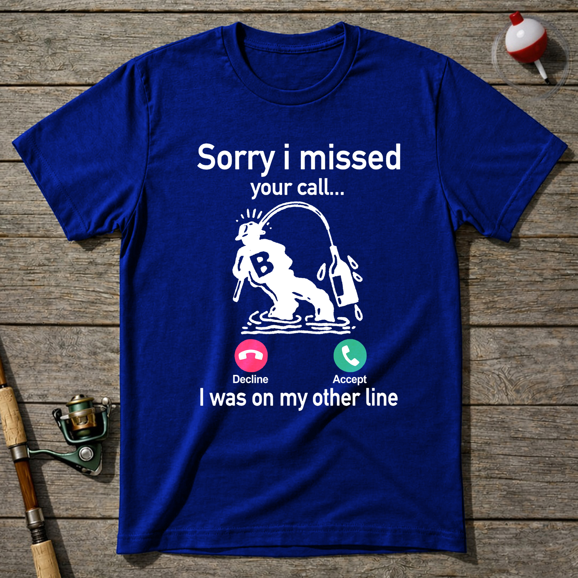 Other Line T Shirt T-Shirt — Royal Blue