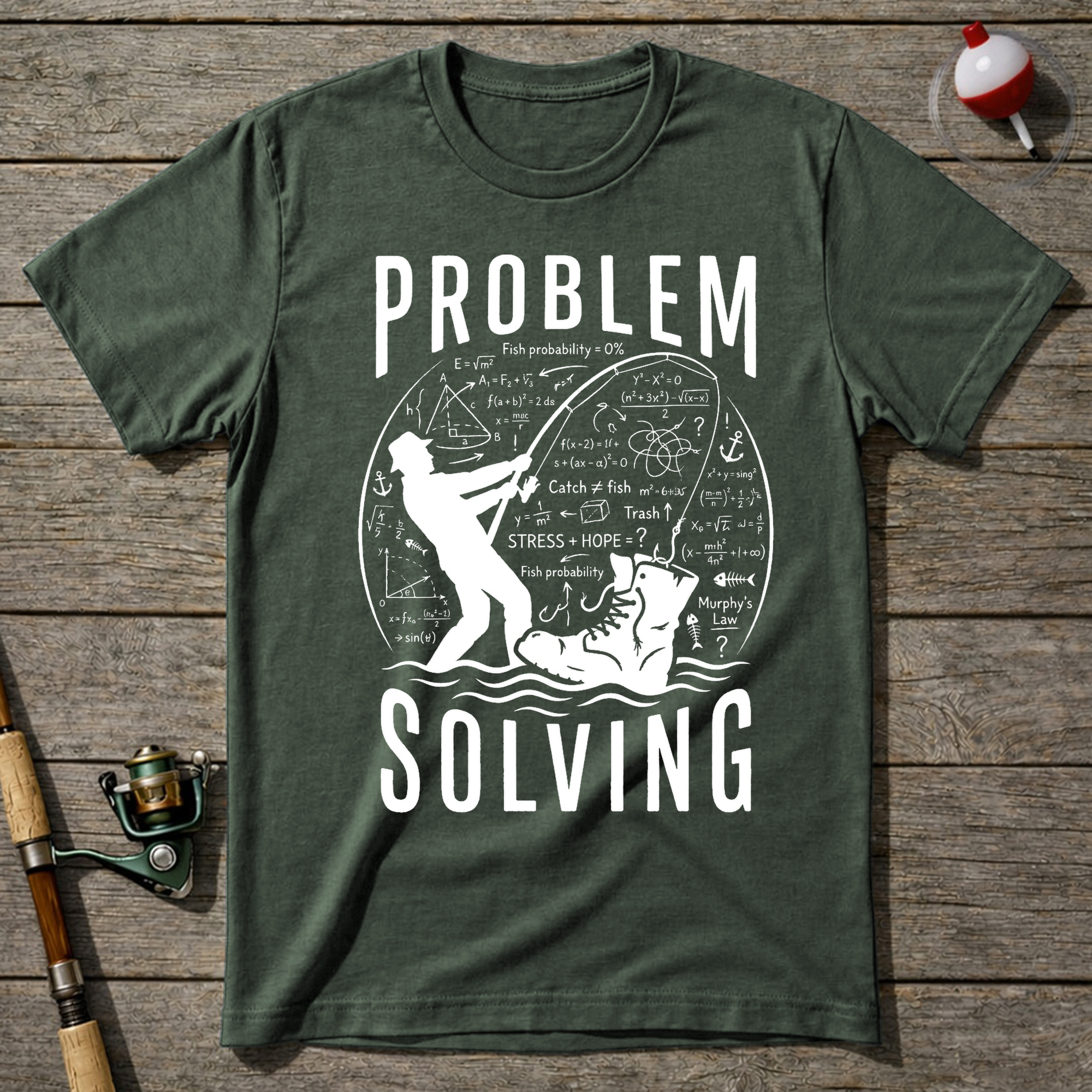 Problem Solving T-Shirt — Military Green