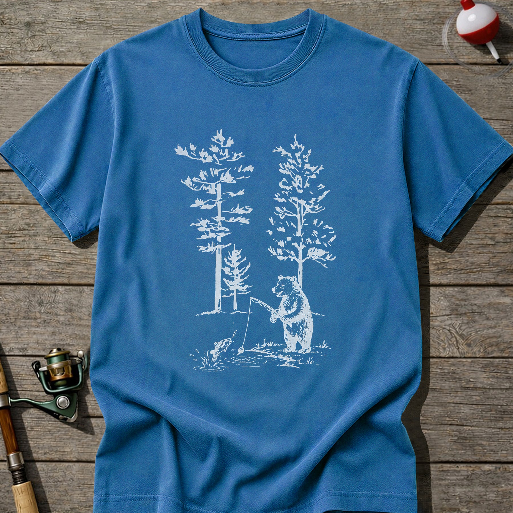 Solo Bear Fishing T-Shirt