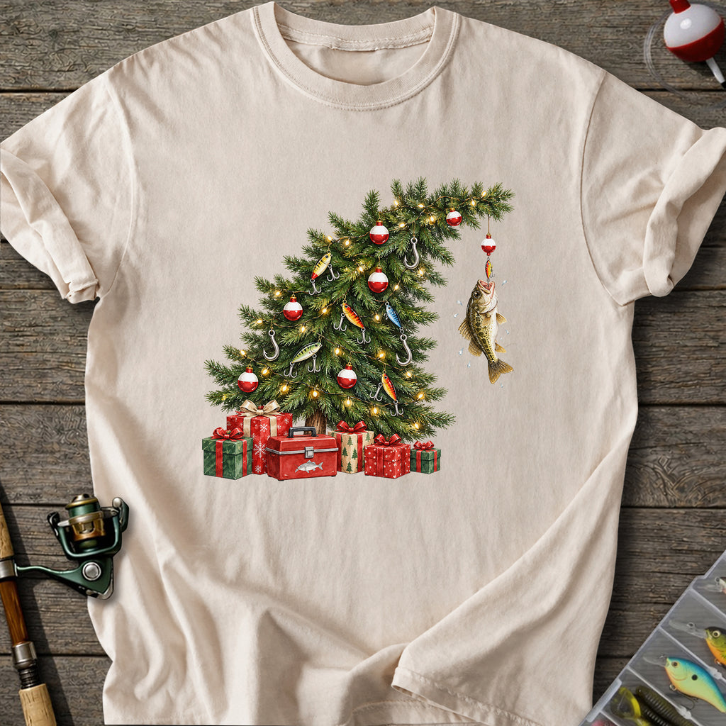 Fishing Lure Christmas T-Shirt