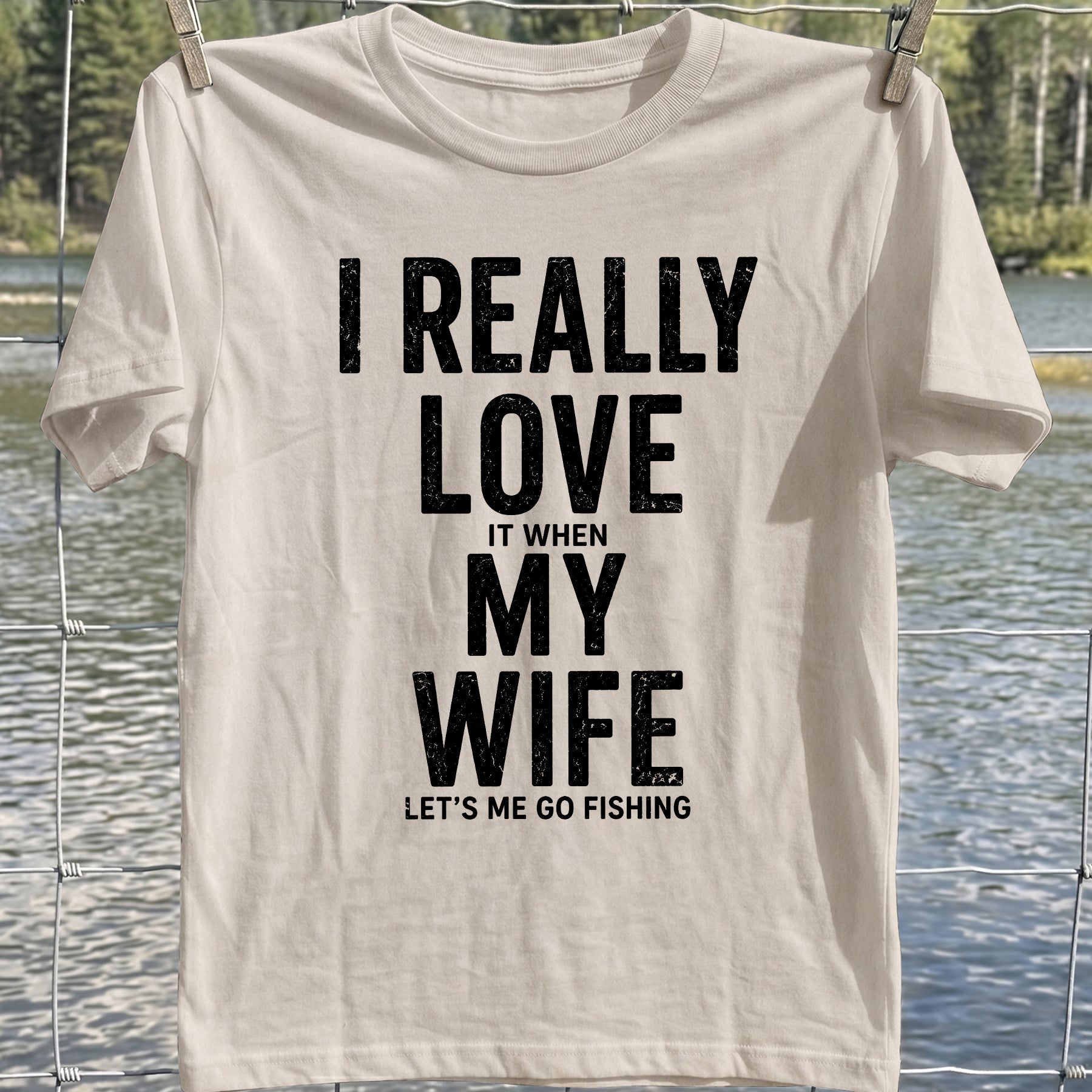 My Wife Fishing T-Shirt