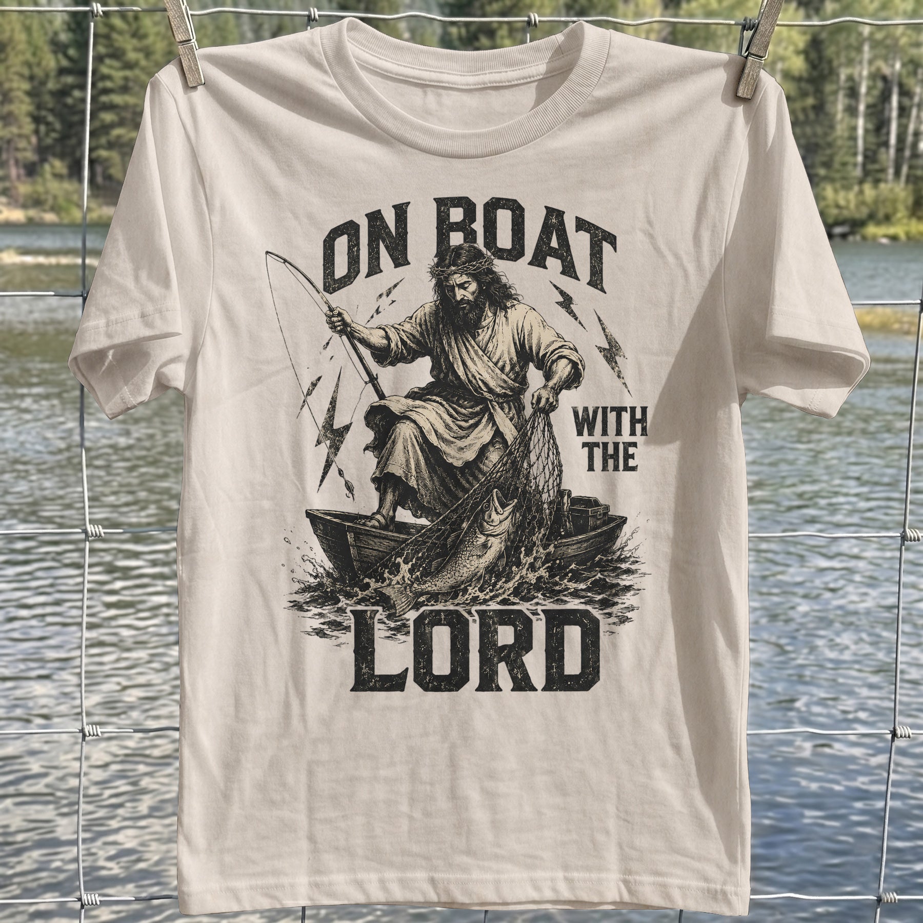 On Boat With the Lord T-shirt