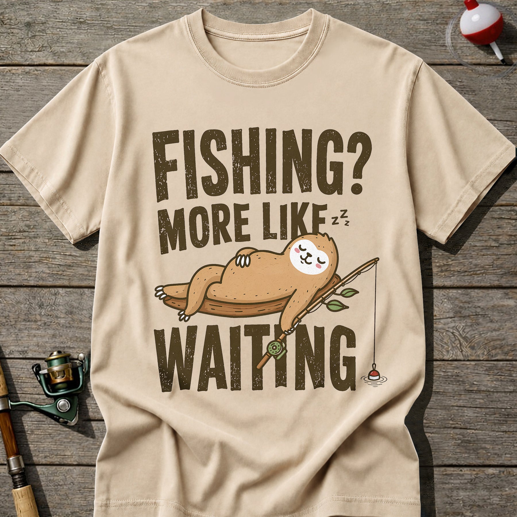 Fishing More Like Waiting T-Shirt