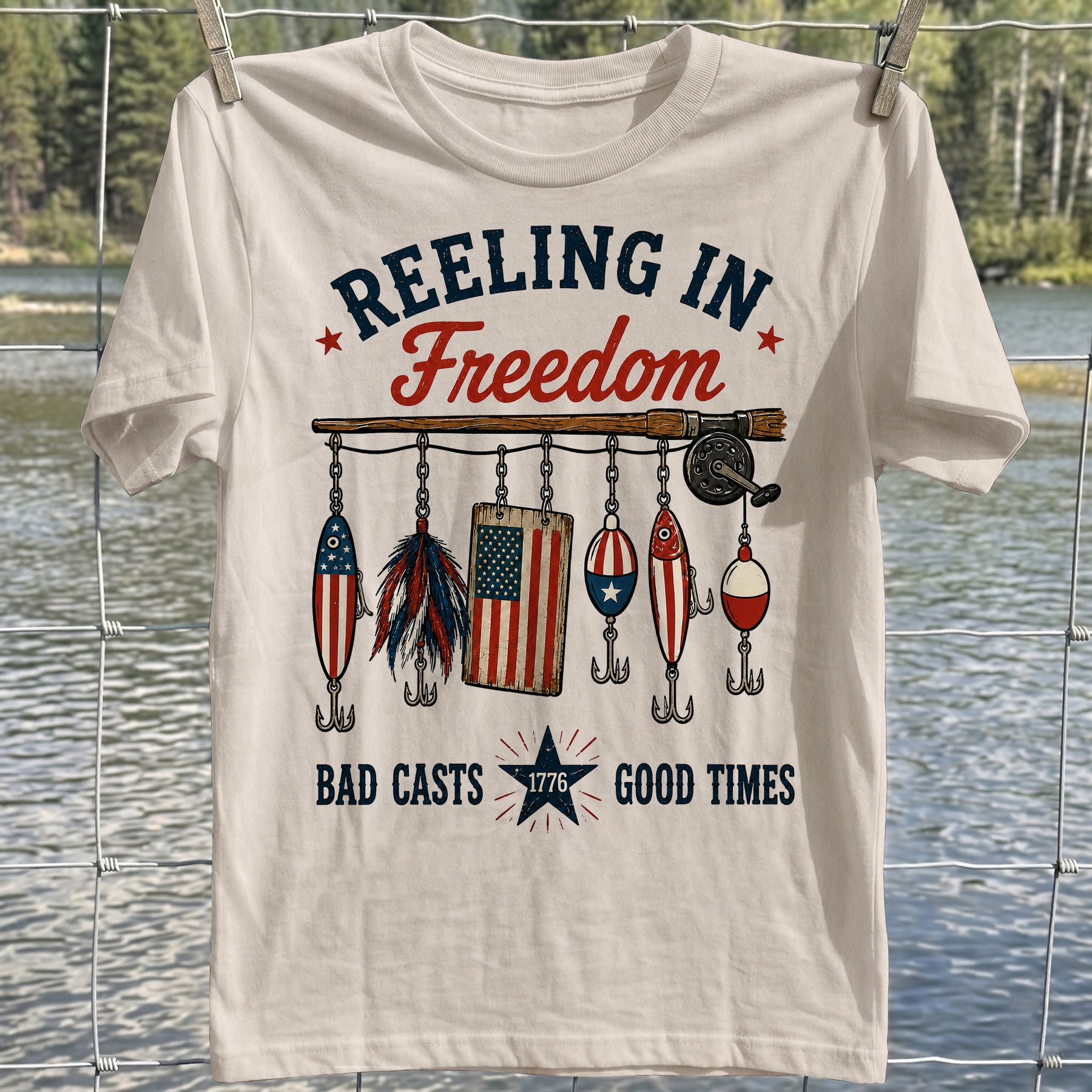 Reeling In Freedom T-shirt