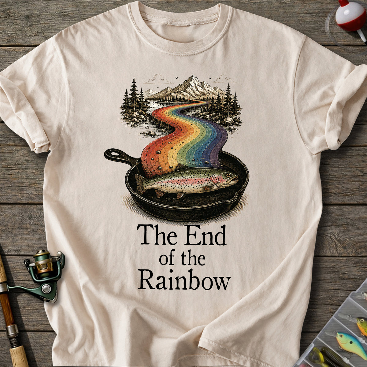 Rainbow Road Trout T-Shirt
