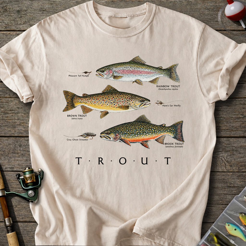 Trout Species Guide T-Shirt