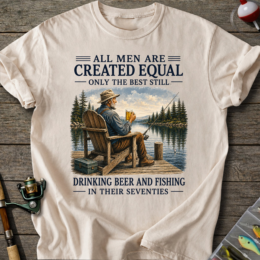 Beer Fishing Seventies T-Shirt