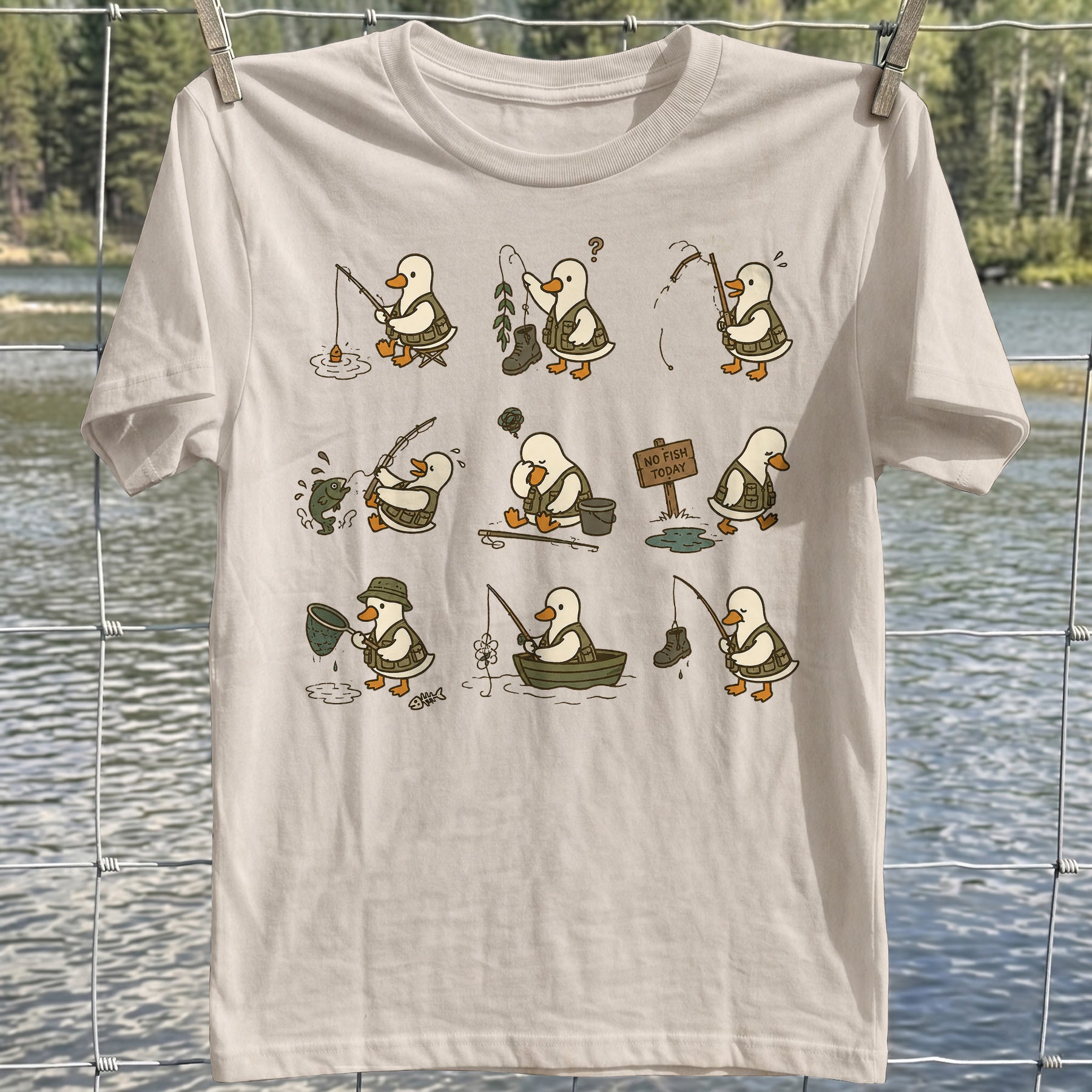 Silly Goose Fishing Tshirt