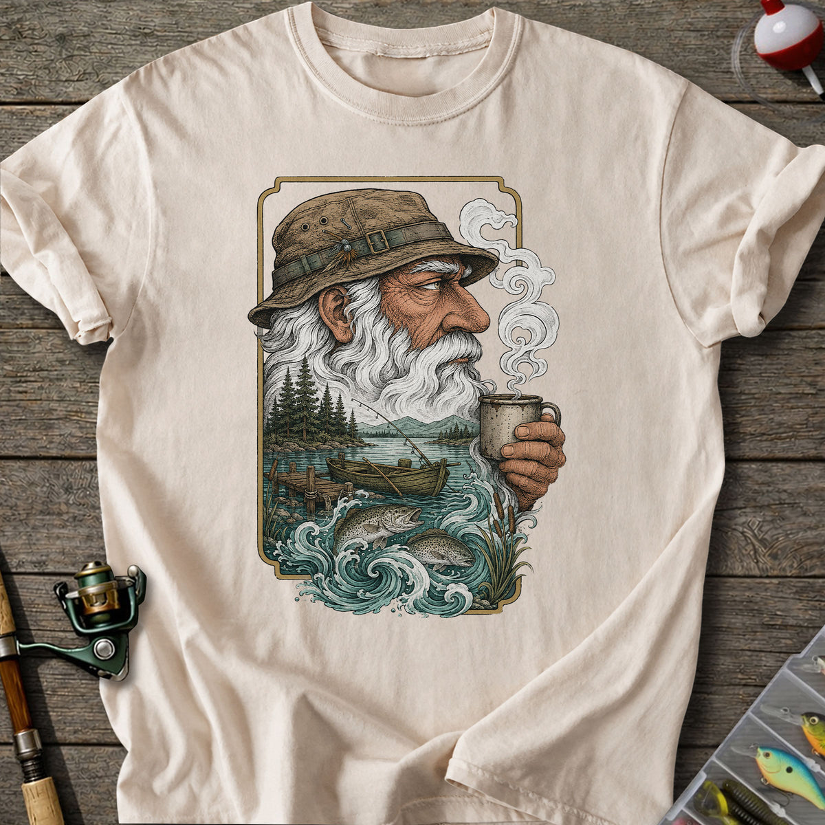 Old Fisherman Life T-Shirt