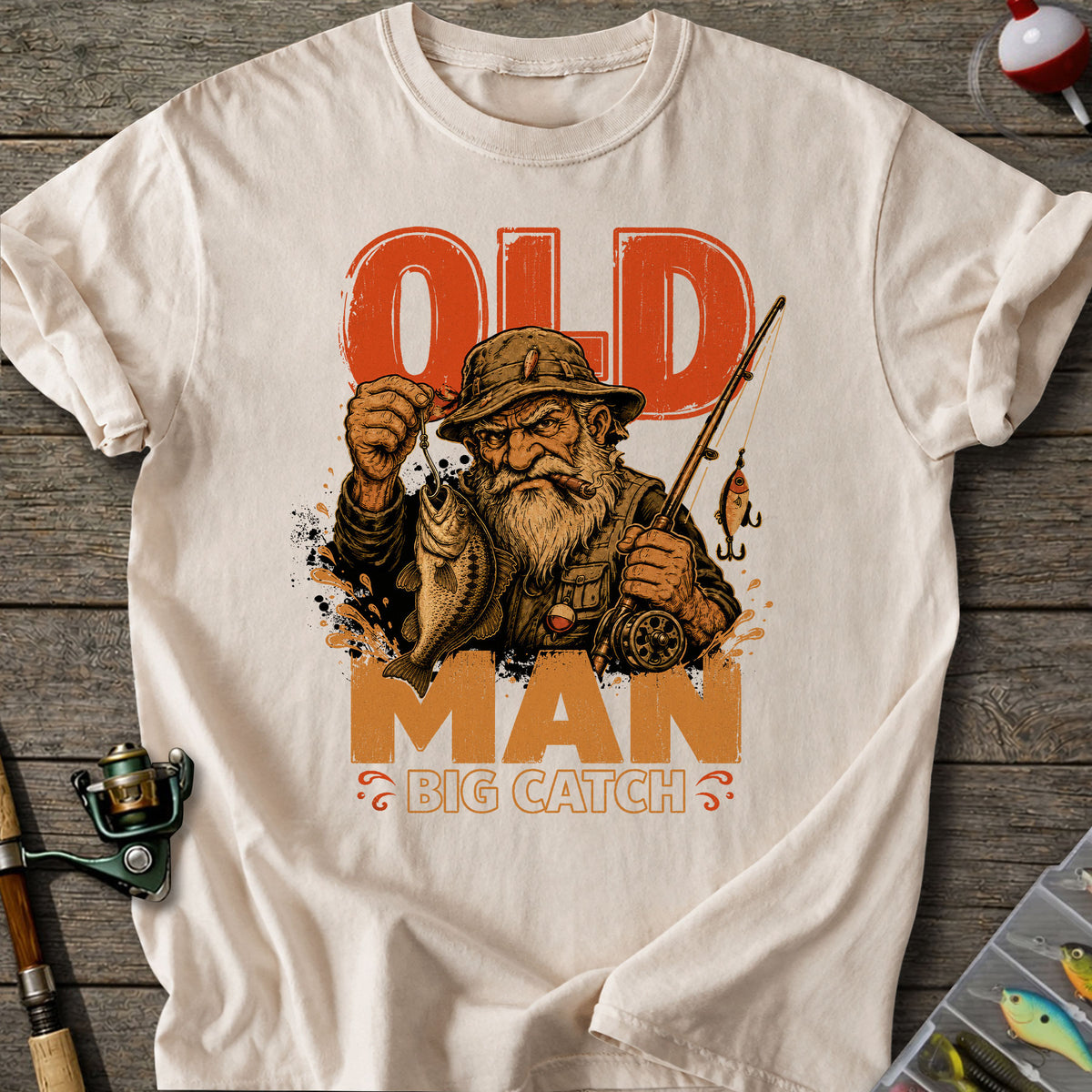 Old Man Big Catch T-shirt