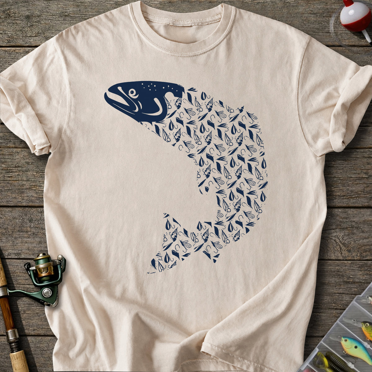 Fly-fishing Lure Trout Tshirt