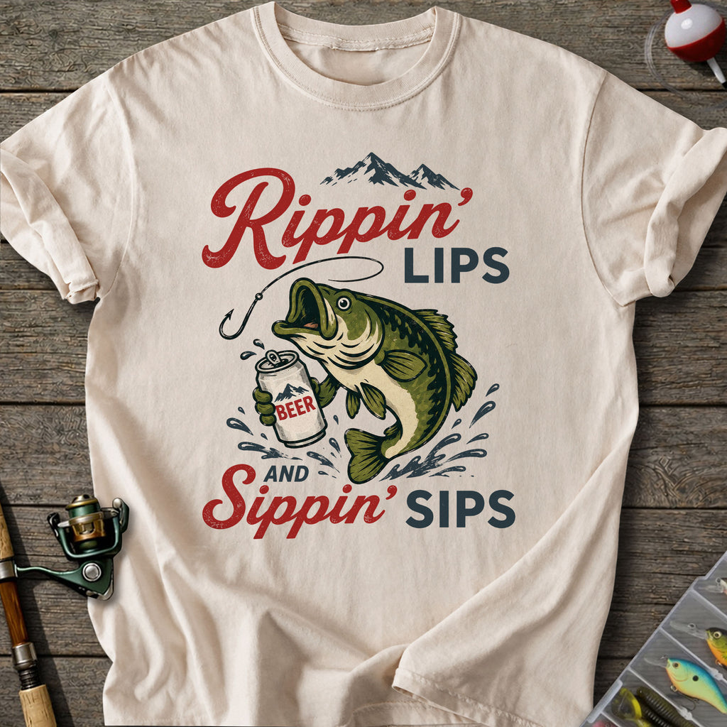 Lips Sips T-shirt