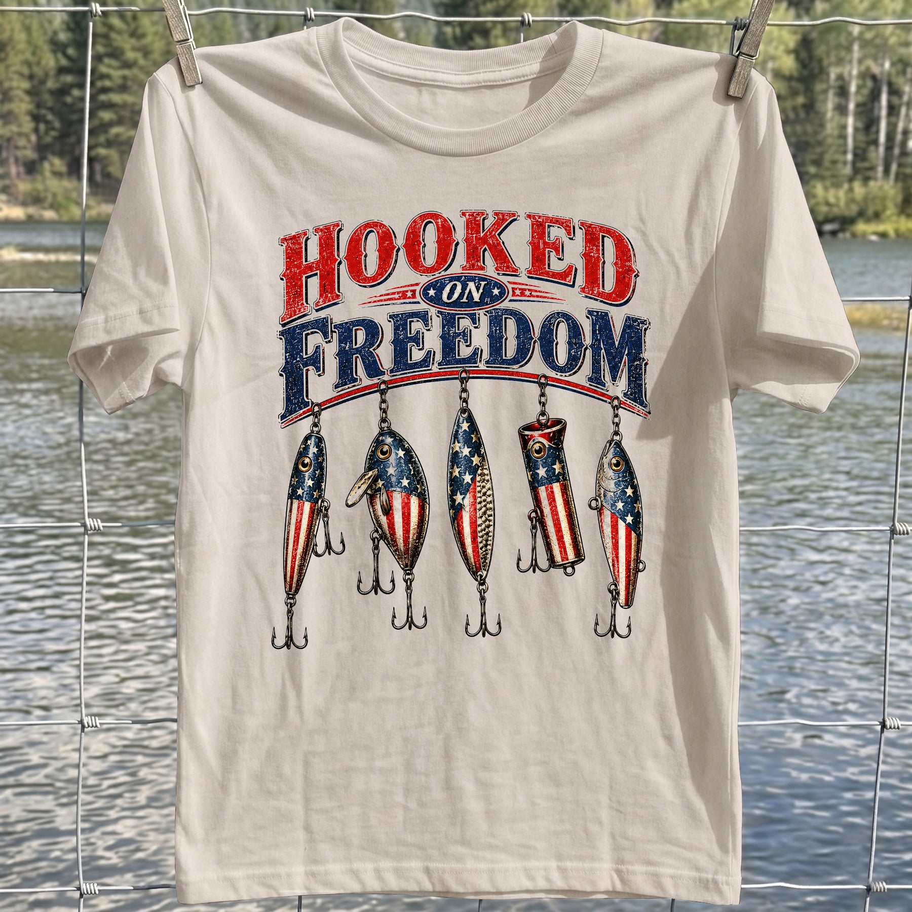 USA Fishing Lure T-Shirt