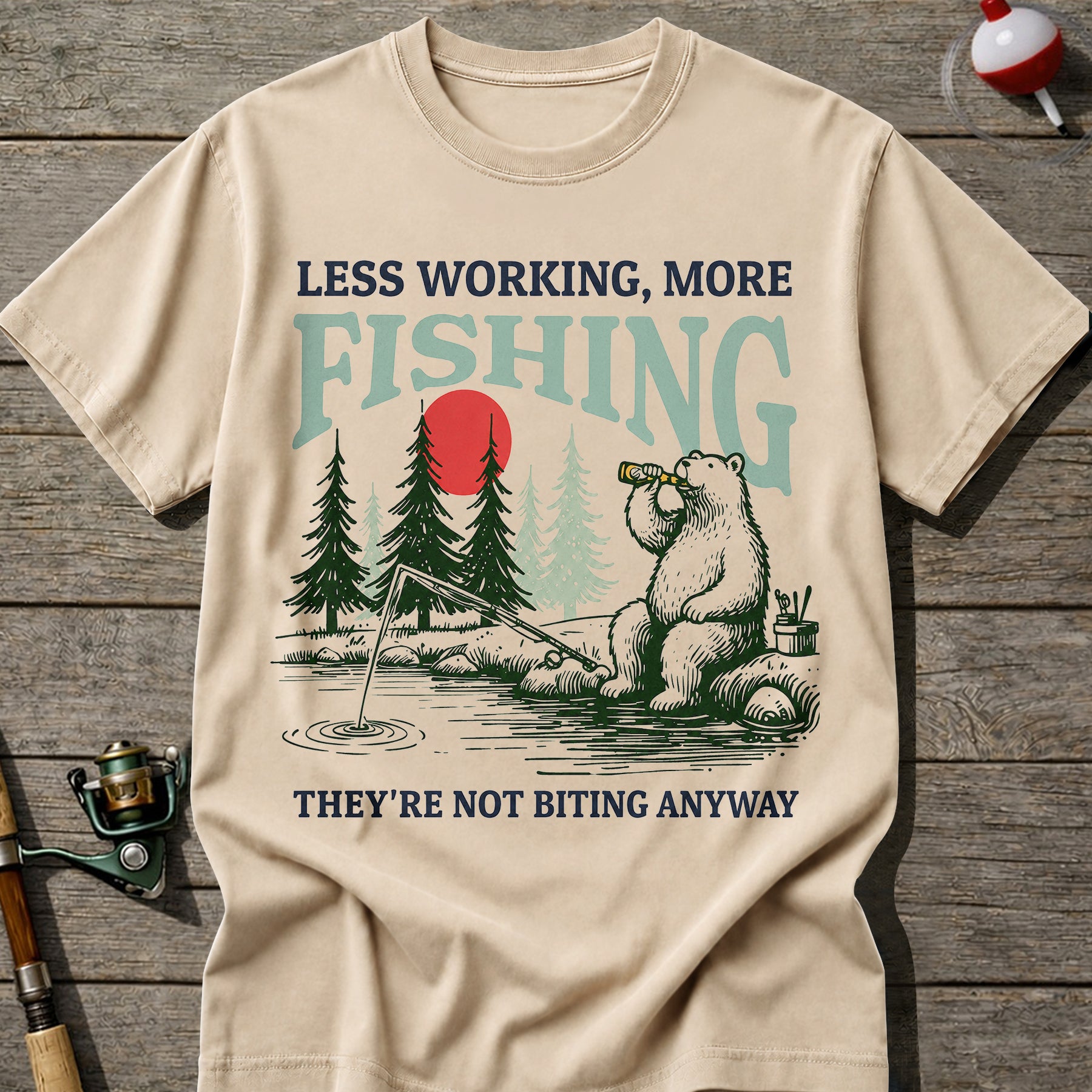More Fishing Less Working T-Shirt