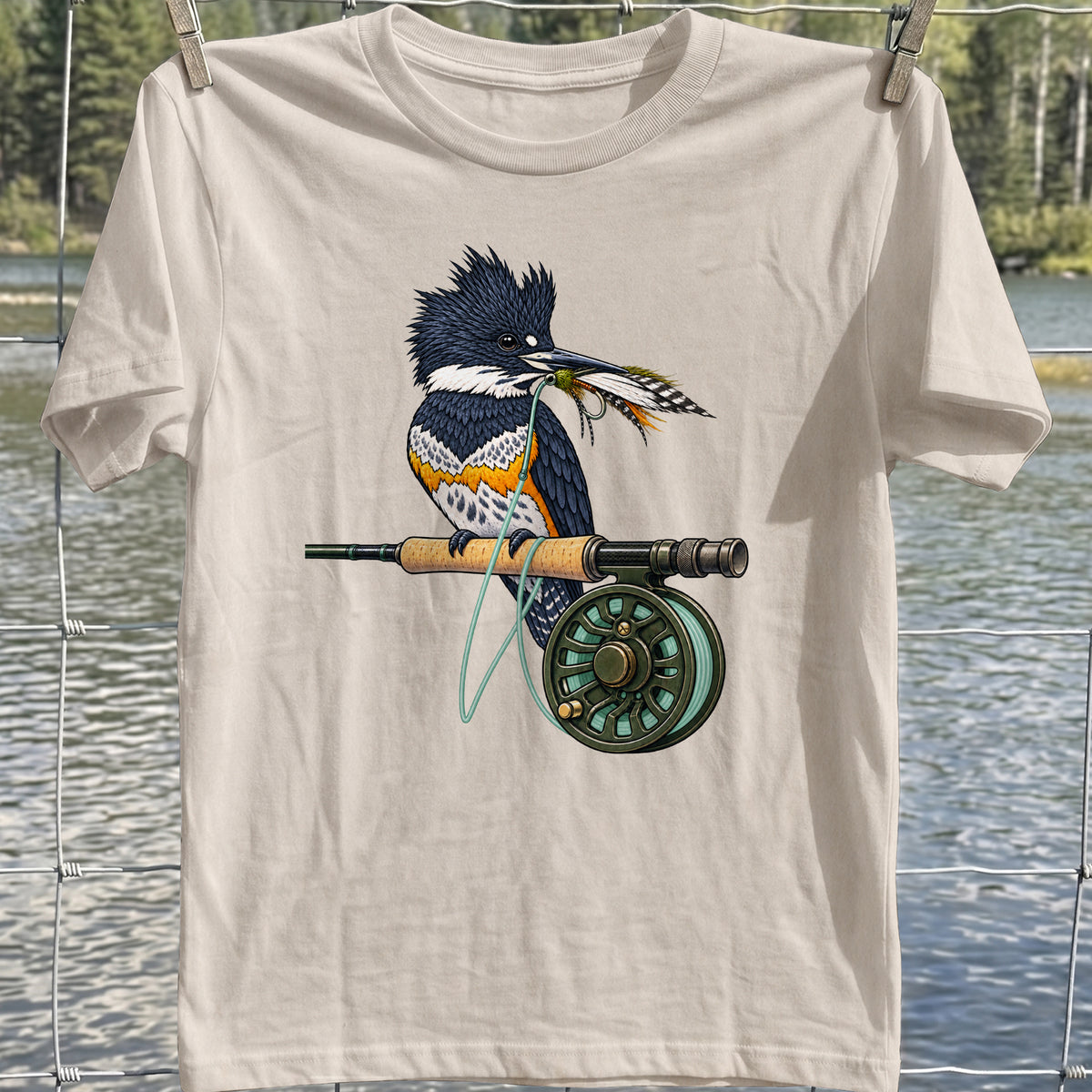 Kingfisher Fly Fishing T-Shirt