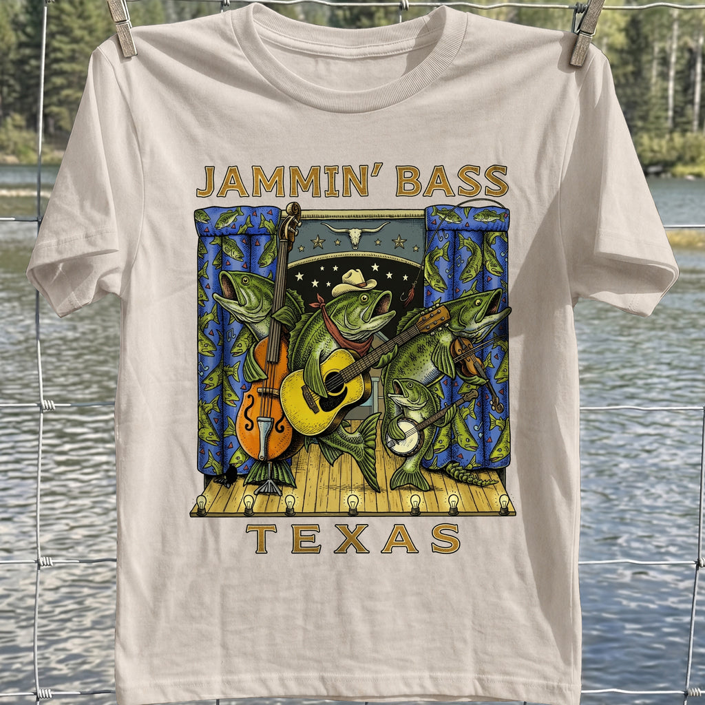 Jammin' Bass Texas T-Shirt