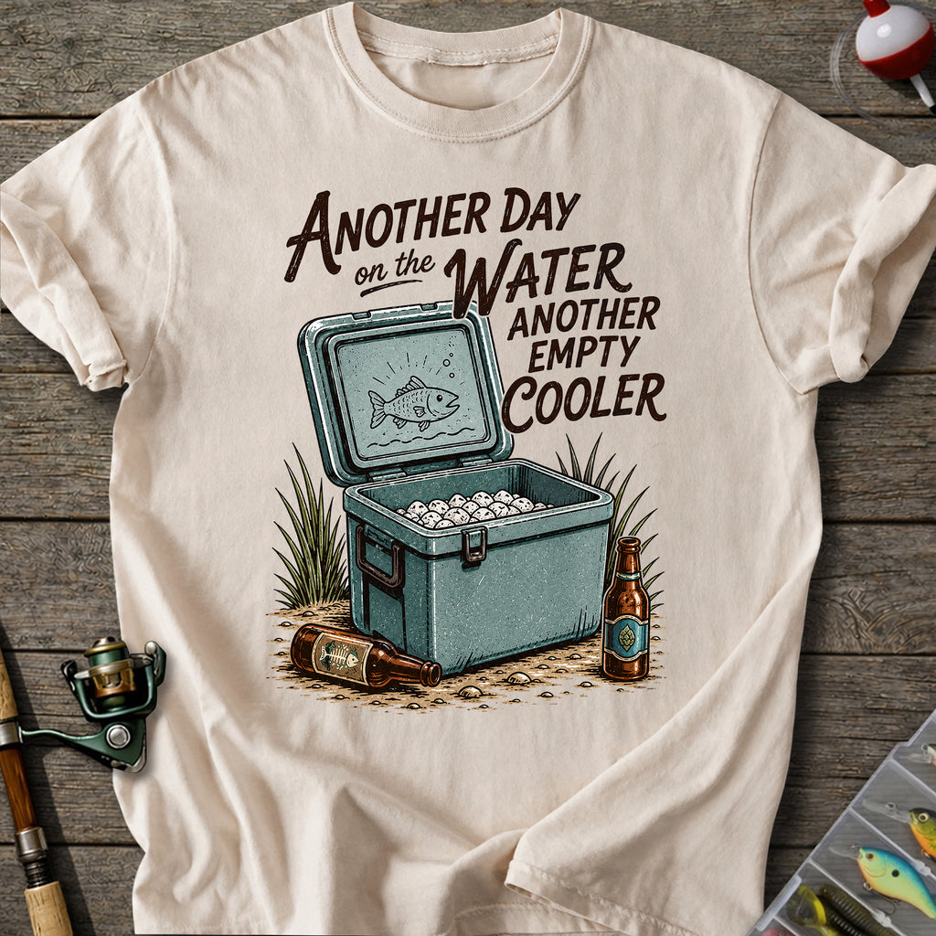 Empty Cooler Fishing T-shirt