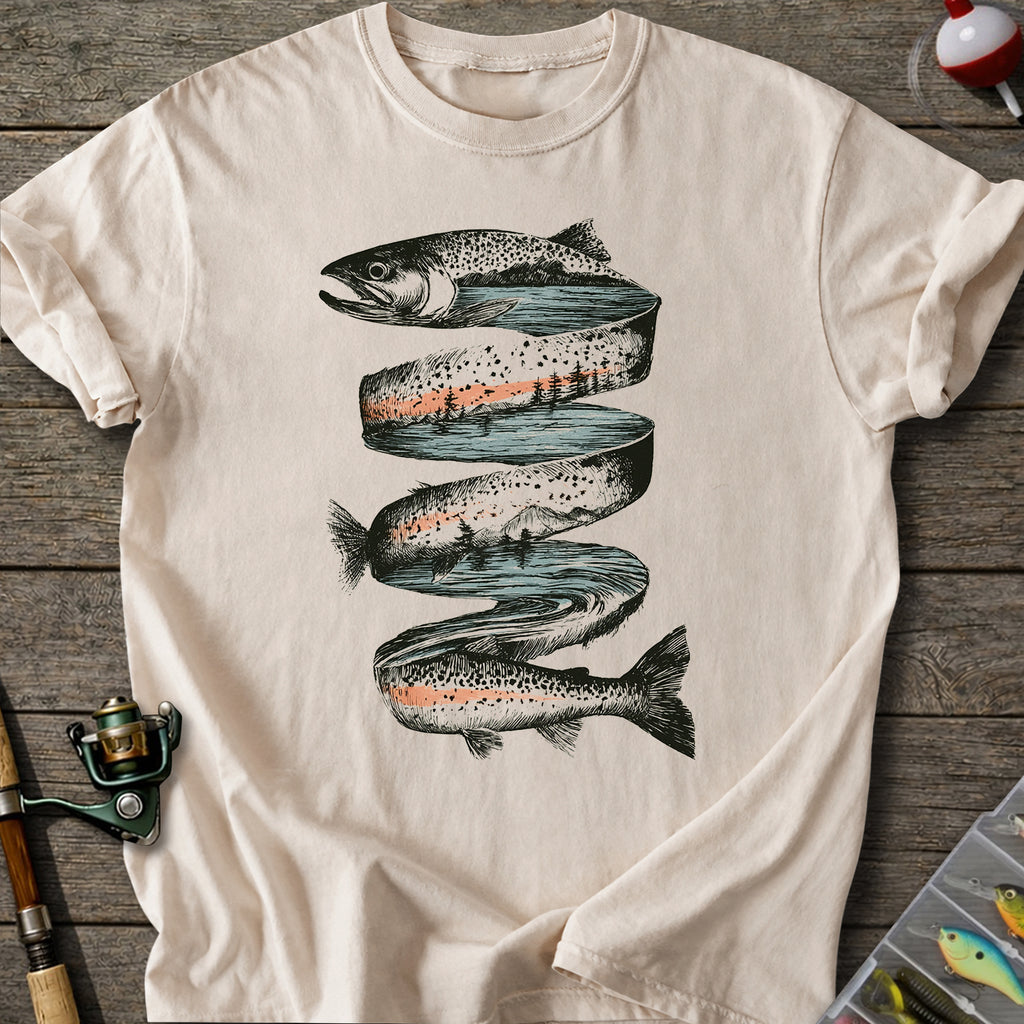 Ribbon Trout T-Shirt