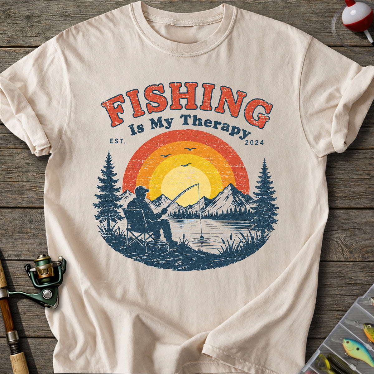 Fishing Therapy T-shirt