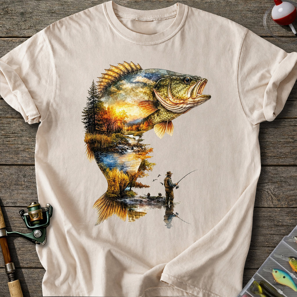 Autumn Bass Fishing T-Shirt
