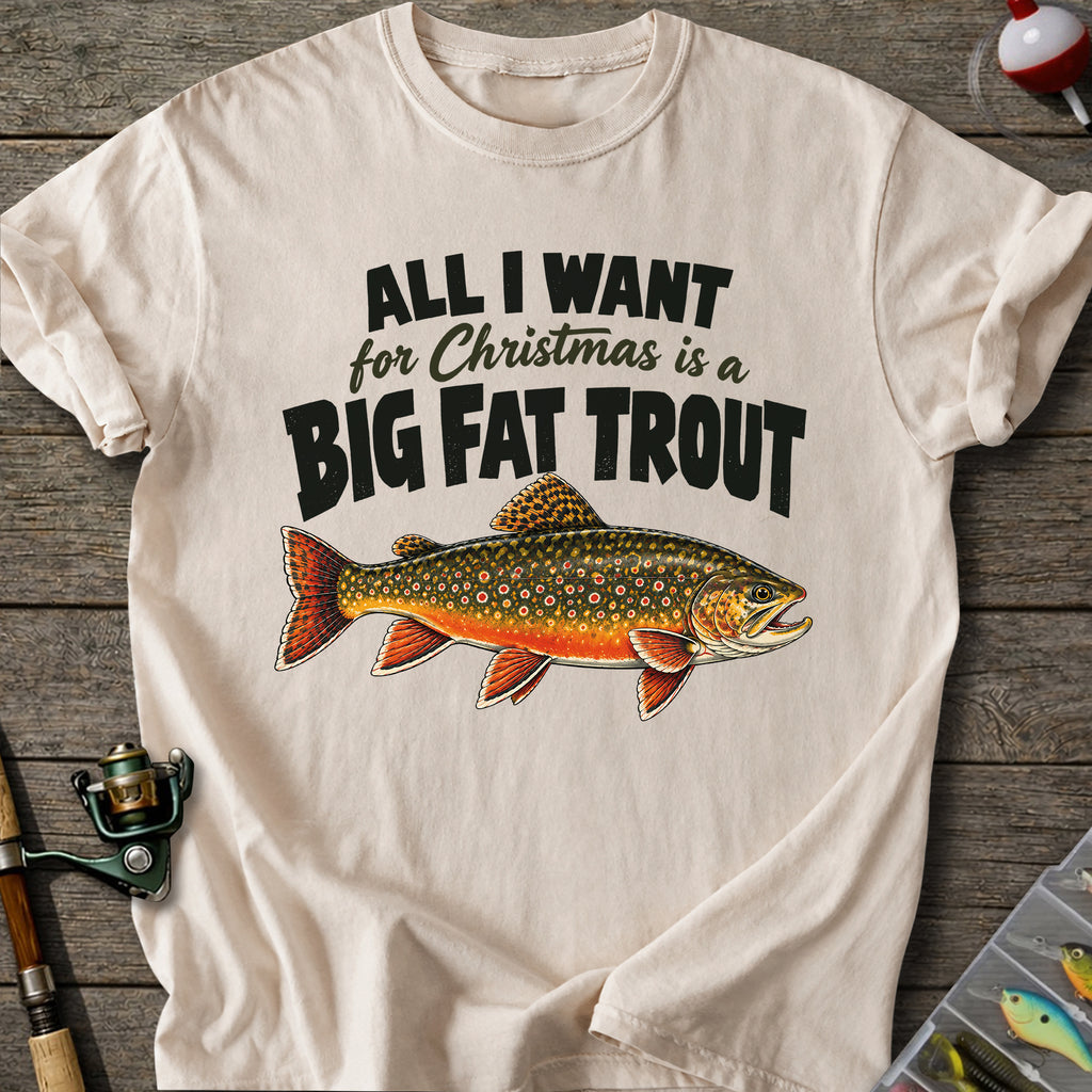 Big Trout Christmas T-Shirt